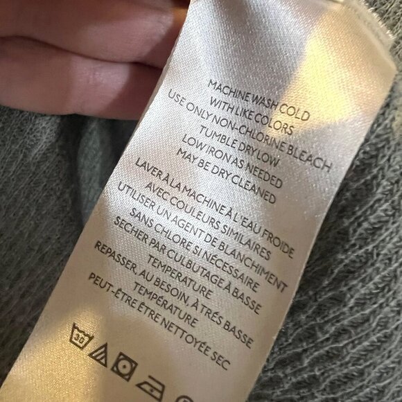 We The Free Free People Green Sing La La Handkerchief Tank Top XS Oversized Boho - Picture 4 of 6